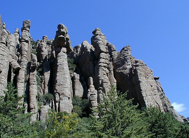 Foto en el parque del Monumento Nacional Chiricahua